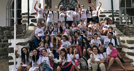 Campo de trabajo de Aexpainba este verano