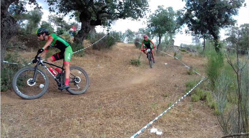 Pedro Romero y Manu Cordero Campeones de Extremadura XCO (Rally)