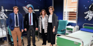 Los espacios de pediatría del hospital Materno Infantil de Badajoz presentan su nueva imagen