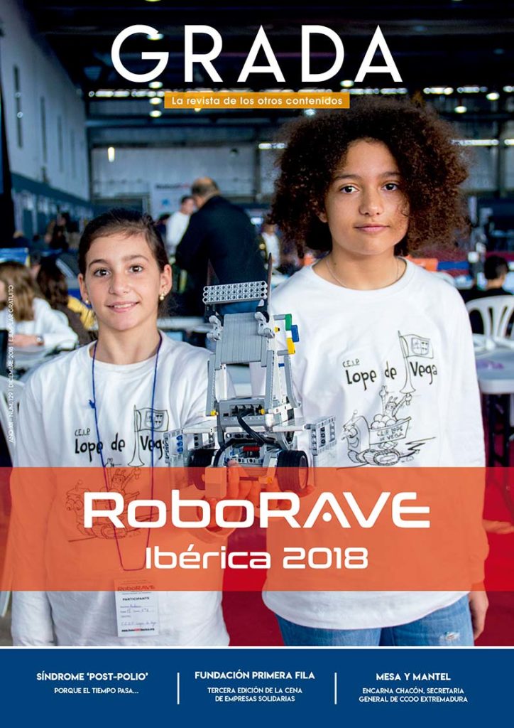 RoboRAVE Ibérica 2018. Grada 129. Portada