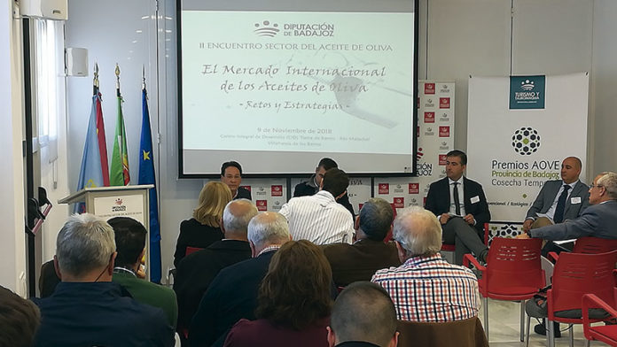 Programa de apoyo a las empresas agroalimentarias del aceite de oliva. Grada 129. Diputación de Badajoz