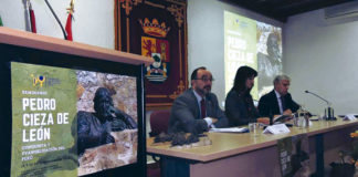 La Fundación Yuste analiza la figura de Pedro Cieza de León en Llerena, su ciudad natal. Grada 129