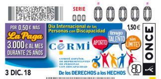 La ONCE lleva el Día Internacional de las Personas con Discapacidad en 5,5 millones de cupones
