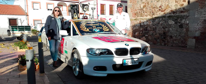 Cristian Carrasco, del Motor Club Almendralejo, gana el rally de La Morera