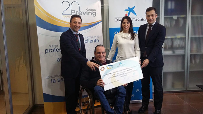 20181227_donacion_preving1 Grupo Preving y La Caixa renuevan su apoyo a 'Theracenter Extremadura', de la Fundación Primera Fila