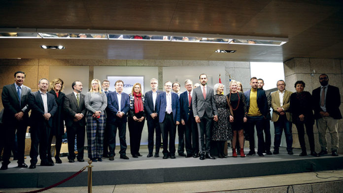 La Asamblea de Extremadura acoge el acto de entrega de los Premios Otaex 2018. Grada 130
