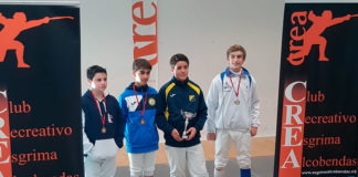Raúl García consigue una medalla de Plata en el campeonato de esgrima de Alcobendas