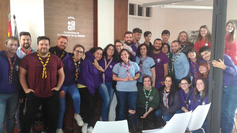 El personal voluntario de los Scouts se forma en Casar de Cáceres
