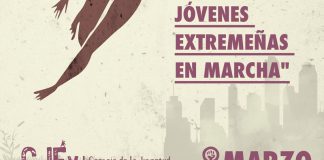 Jóvenes extremeñas en marcha. Grada 132. Consejo de la Juventud de Extremadura