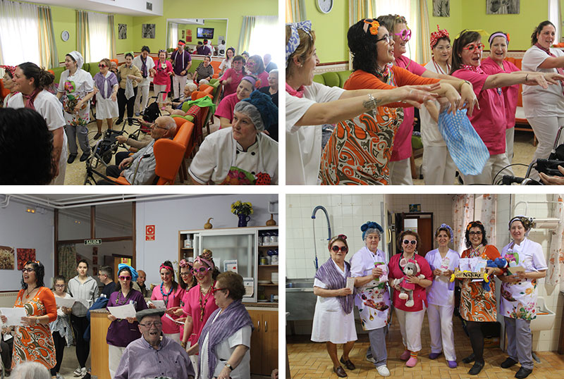 La residencia de mayores San Martín de Porres de Miajadas se une a la celebración del Día de la diversión en el trabajo