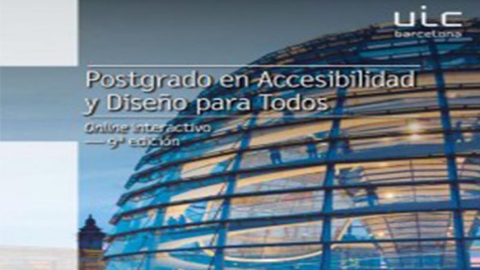 04042019_Postgrado accesibilidad La Universidad Internacional de Cataluña abre una nueva edición del postgrado en accesibilidad y diseño para todos