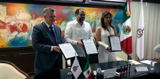 Extremadura y el Estado mexicano de Colima firman un acuerdo de colaboración en materia de innovación. Grada 133. Fundecyt-Pctex