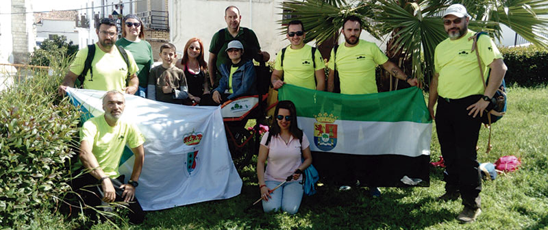 'Ruta del contrabando' con la Joelette