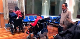 La Delegación del Gobierno organiza un ensayo electoral con personas con discapacidad intelectual