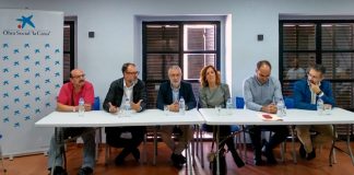 Encuentro entre internos de centros de Badajoz y Cáceres y voluntarios de Avimex. Grada 135. Primera Fila
