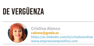 De vergüenza. Grada 135. Cristina Alonso