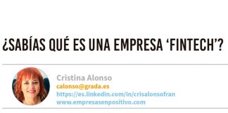 ¿Sabías qué es una empresa ‘Fintech’? Grada 136. Cristina Alonso