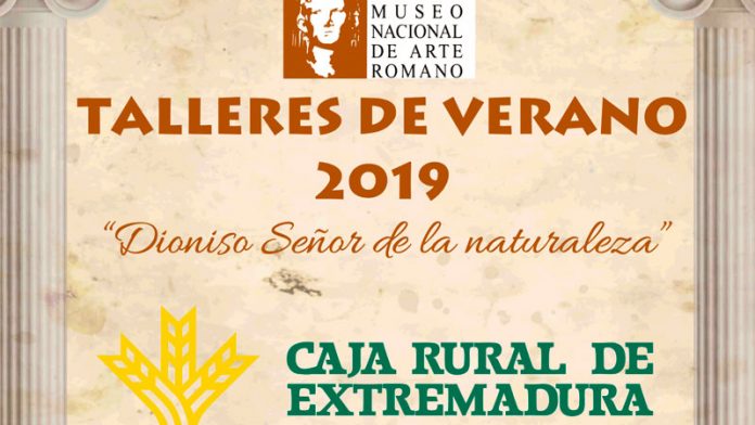 20190711_talleres_cajarural Caja Rural de Extremadura colabora con los talleres de verano del Museo Nacional de Arte Romano de Mérida