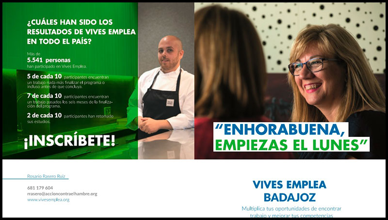 Acción contra el hambre desarrolla el programa formativo 'Vives Emplea'