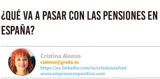 ¿Qué va a pasar con las pensiones en España? Grada 137. Cristina Alonso
