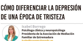 Cómo diferenciar la depresión de una época de tristeza. Grada 139. Isabel Borrego